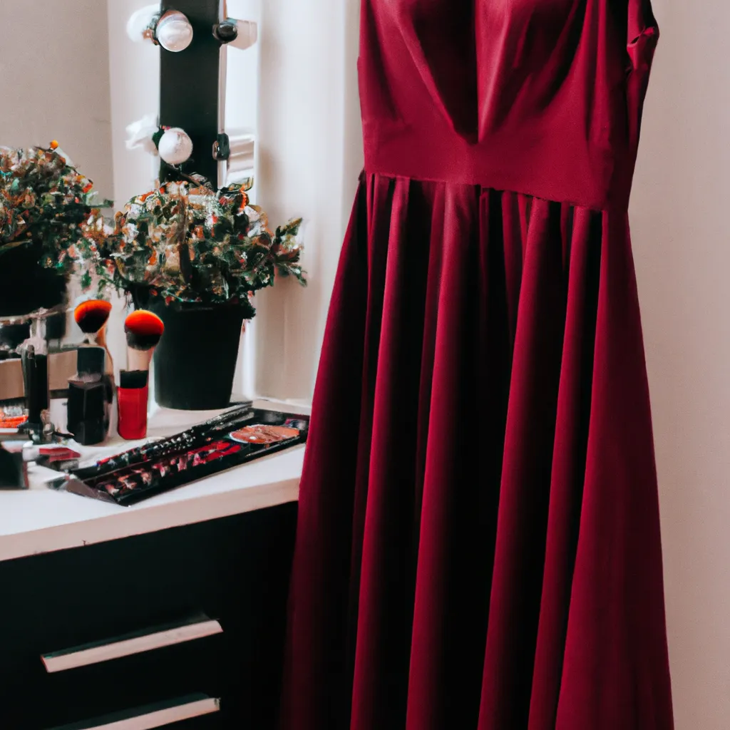 Jaki mkijaż do bordowej sukienki?