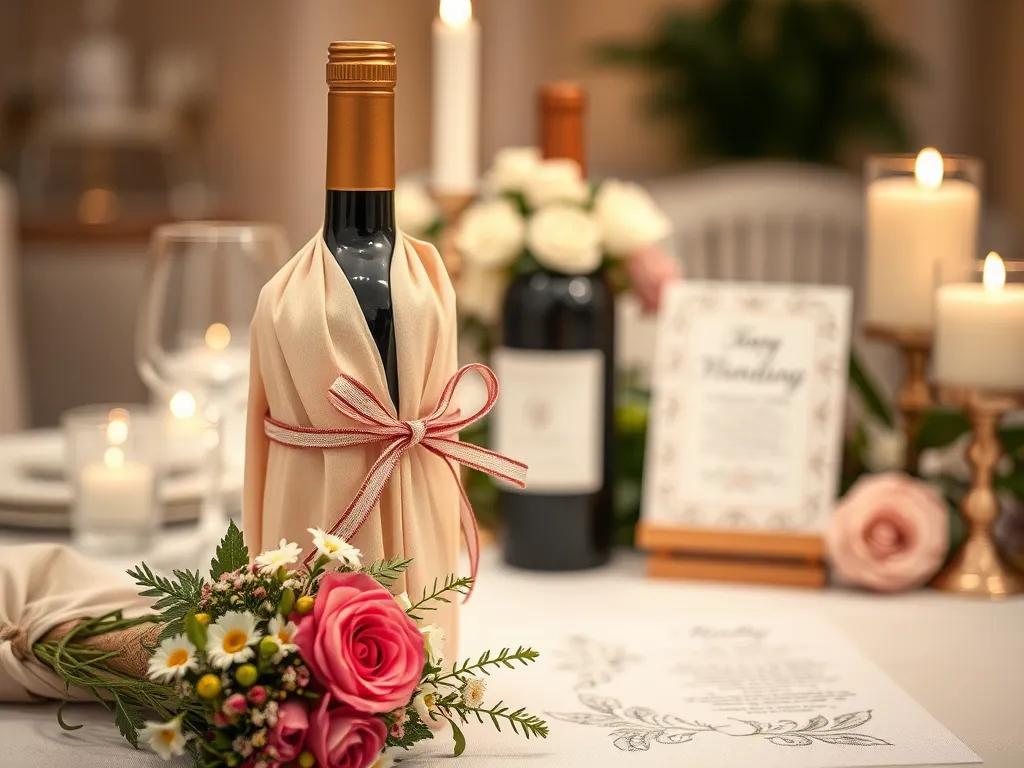 Jak zapakować butelkę wina na prezent ślubny?