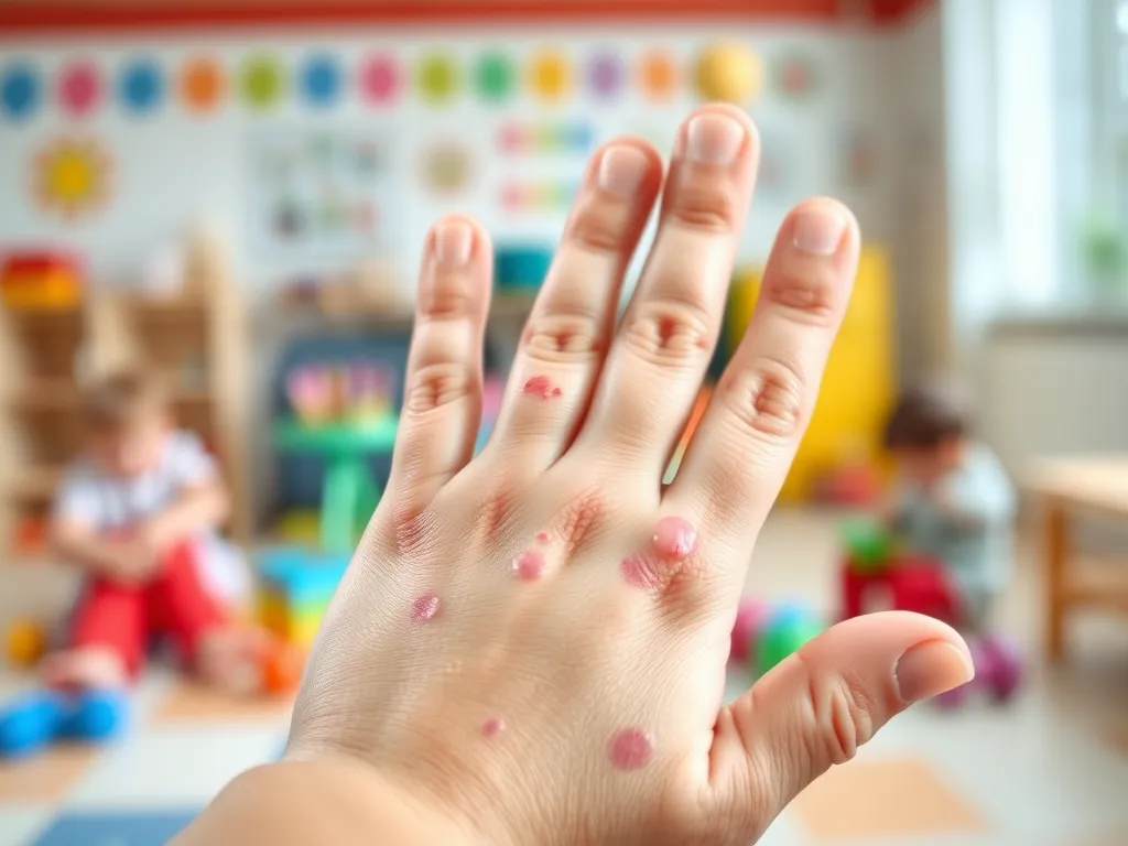 Czy dziecko ze strupami po ospie może iść do przedszkola?