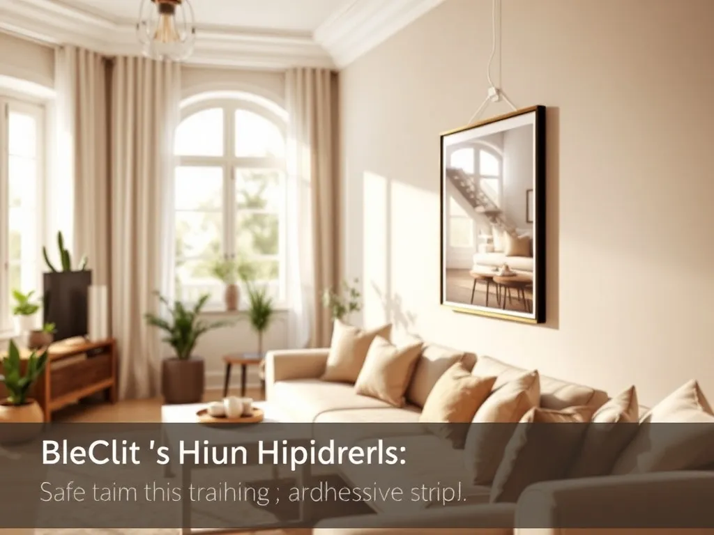 Jak powiesić obraz bez wiercenia? Proste i eleganckie sposoby