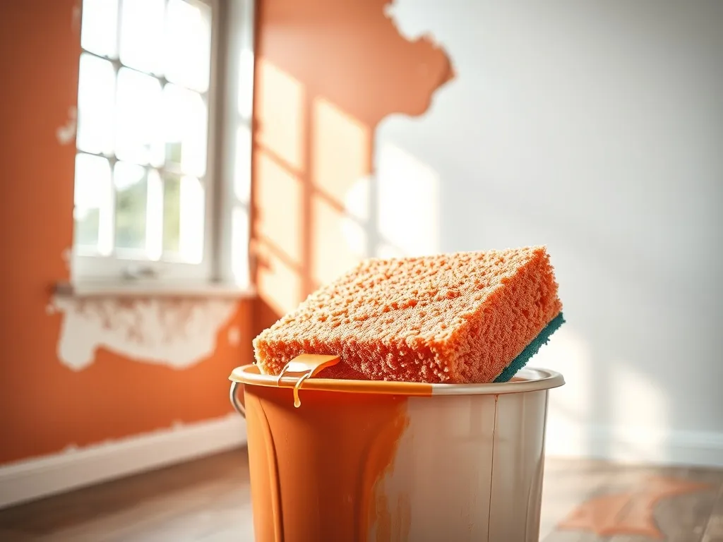 Jak pomalować ścianę przy pomocy gąbki? Praktyczny przewodnik