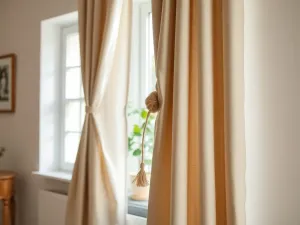 Za długie firanki: jak upiąć je efektownie i bez szycia?