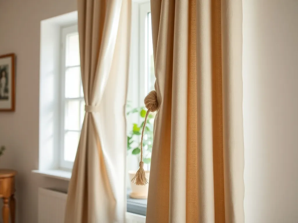 Za długie firanki: jak upiąć je efektownie i bez szycia?